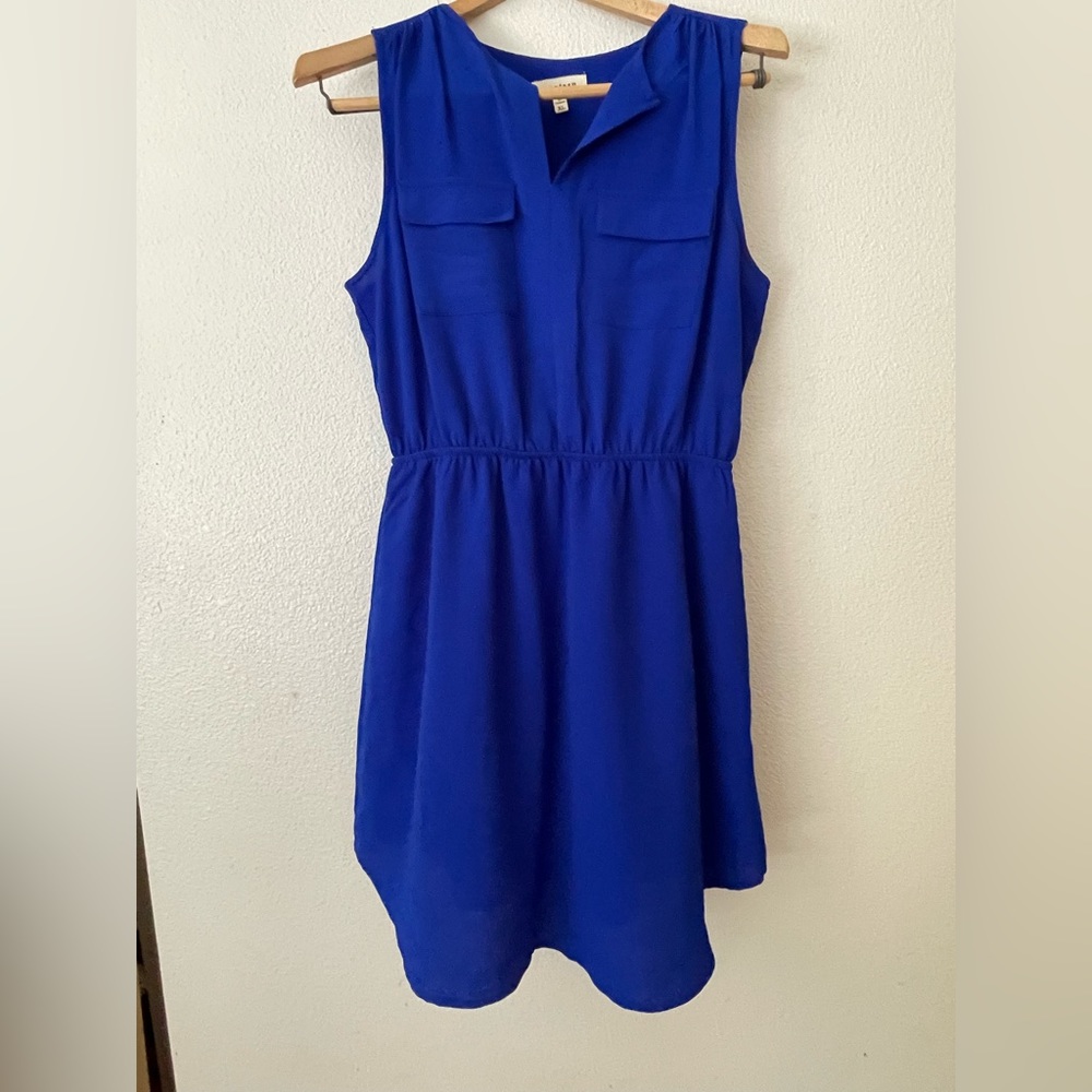 Monteau Cobalt Blue sleeveless dress Macys